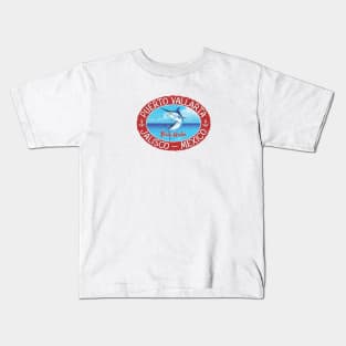 Puerto Vallarta, Jalisco, Mexico, Black Marlin Kids T-Shirt